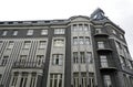 Riga, Terbatas 14, corner house with a turret, facade details